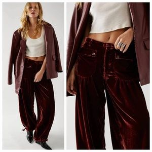 Free People Lotus Velvet Pants